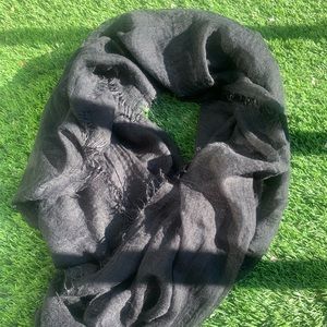 𝅺NIP Black Shangenxi Accessories Cotton Handmade Scarf Hijab Shawl.